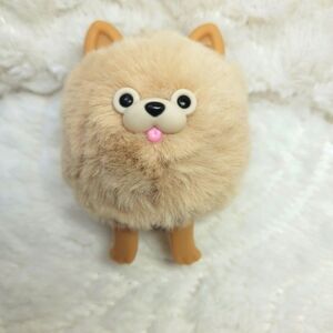 BBW Pomeranian Pup Dog PocketBac Holder Rare Find Soft Faux Fur New OOS